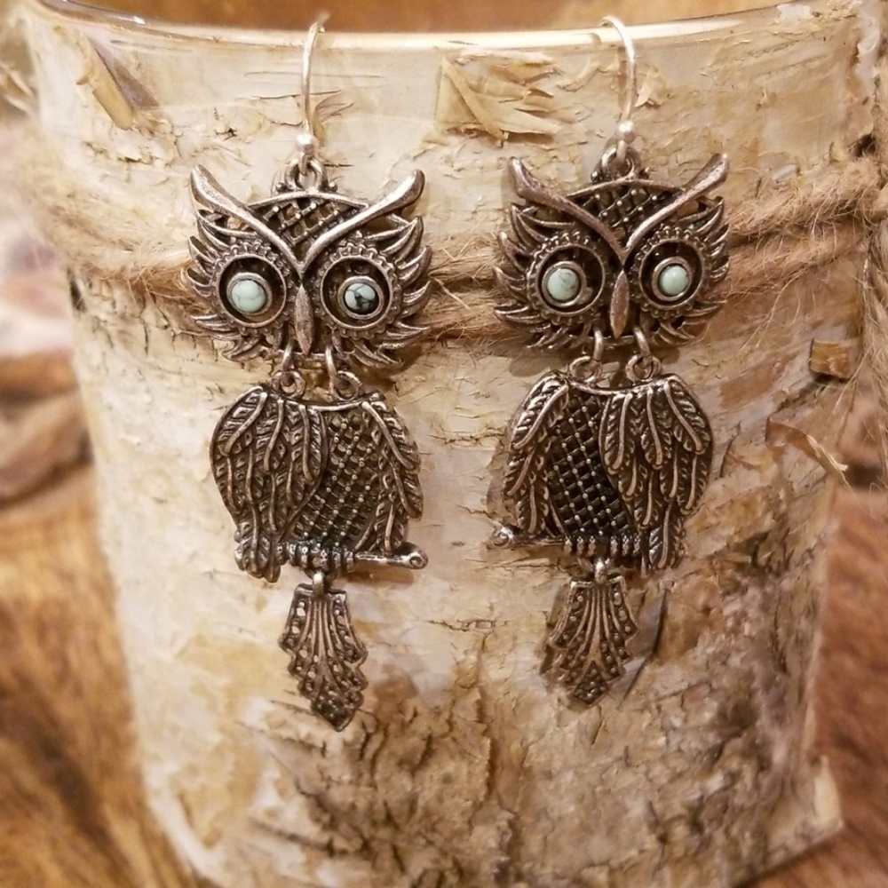 Lucky Brand Owl Earrings